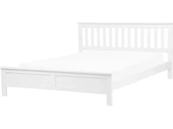 Beliani Parisanky Manty Valkoinen 160 X 200 Cm Mayenne Clearance