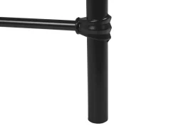 Beliani Parisanky Metalli Musta 160 X 200 Cm Lynx Clearance