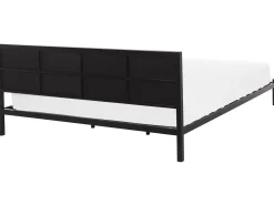 Beliani Parisanky Metalli Musta 180 X 200 Cm Clamart New