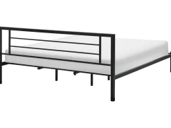 Beliani Parisanky Metalli Musta 180 X 200 Cm Cusset Cheap