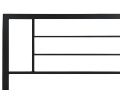 Beliani Parisanky Metalli Musta 180 X 200 Cm Cusset Cheap