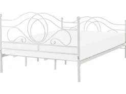 Beliani Parisanky Metalli Valkoinen 180 X 200 Cm Lyra Shop