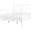 Beliani Parisanky Metalli Valkoinen 180 X 200 Cm Dinard New