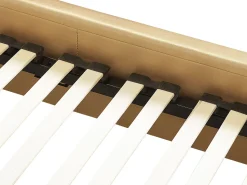 Beliani Parisanky Nahka Led-Valot Kulta 180 X 200 Cm Paris Fashion