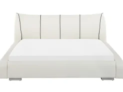 Beliani Parisanky Nahka Luonnonvalkoinen 180 X 200 Cm Nantes Best