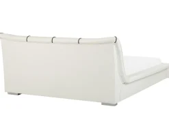 Beliani Parisanky Nahka Luonnonvalkoinen 180 X 200 Cm Nantes Best