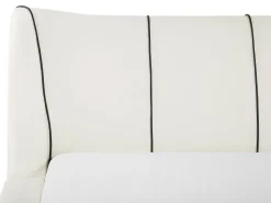 Beliani Parisanky Nahka Luonnonvalkoinen 180 X 200 Cm Nantes Best