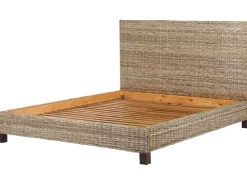 Beliani Parisanky Rottinki Luonnonvari 180 X 200 Cm Salbris Clearance