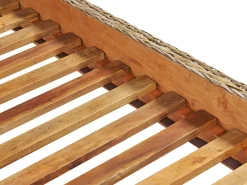 Beliani Parisanky Rottinki Luonnonvari 180 X 200 Cm Salbris Clearance