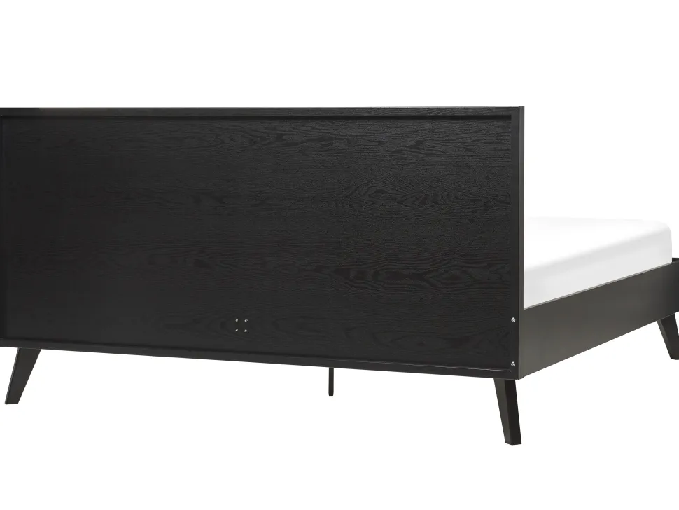 Beliani Parisanky Rottinki Musta 180 X 200 Cm Monpazier Flash Sale