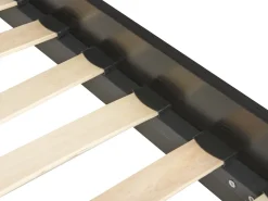 Beliani Parisanky Rottinki Musta 180 X 200 Cm Monpazier Flash Sale