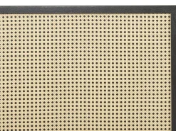 Beliani Parisanky Rottinki Musta 180 X 200 Cm Monpazier Flash Sale