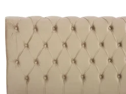 Beliani Parisanky Sametti Beige 180 X 200 Cm Avallon Discount