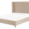 Beliani Parisanky Sametti Beige 180 X 200 Cm Lubbon Hot