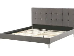 Beliani Parisanky Sametti Harmaa 180 X 200 Cm Ambert Best