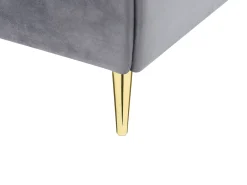 Beliani Parisanky Sametti Harmaa 180 X 200 Cm Forbach Best