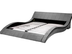 Beliani Parisanky Sametti Harmaa 180 X 200 Cm Vichy Hot