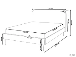 Beliani Parisanky Sametti Harmaa 180 X 200 Cm Flayat Clearance