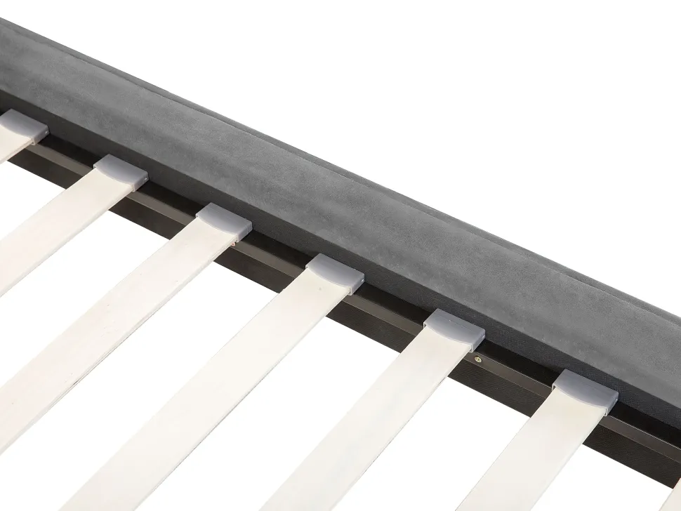 Beliani Parisanky Sametti Harmaa 160 X 200 Cm Senlis Flash Sale