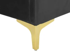 Beliani Parisanky Sametti Musta 180 X 200 Cm Limoux Online