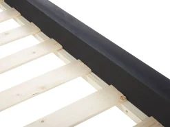 Beliani Parisanky Sametti Musta 180 X 200 Cm Avallon Discount