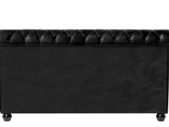 Beliani Parisanky Sametti Musta 180 X 200 Cm Avallon Discount