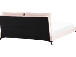 Beliani Parisanky Sametti Pastellipinkki 180 X 200 Cm Melle Hot