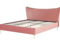 Beliani Parisanky Sametti Persikka 180 X 200 Cm Chaleix New