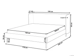 Beliani Parisanky Sametti Ruskeanharmaa 160 X 200 Cm Arette Flash Sale