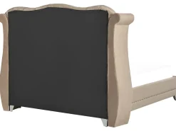 Beliani Parisanky Sametti Ruskeanharmaa 180 X 200 Cm Ayette Cheap