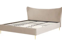 Beliani Parisanky Sametti Ruskeanharmaa 180 X 200 Cm Chaleix Best