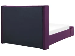 Beliani Parisanky Sametti Säilytystila Purppura 140 X 200 Cm Noyers Flash Sale