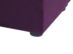 Beliani Parisanky Sametti Säilytystila Purppura 140 X 200 Cm Noyers Flash Sale