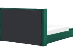 Beliani Parisanky Sametti Säilytystila Smaragdinvihrea 180 X 200 Cm Noyers Online