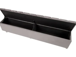 Beliani Parisanky Sametti Säilytystila Harmaa 180 X 200 Cm Noyers Cheap