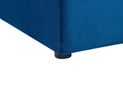 Beliani Parisanky Sametti Säilytystila Laivastonsininen 180 X 200 Cm Noyers Hot