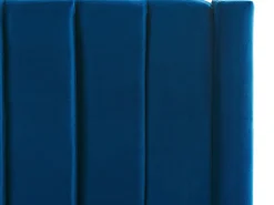 Beliani Parisanky Sametti Säilytystila Laivastonsininen 180 X 200 Cm Noyers Hot