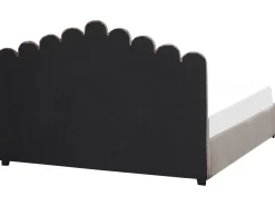 Beliani Parisanky Sametti Säilytystila Ruskeanharmaa 180 X 200 Cm Vincennes Hot