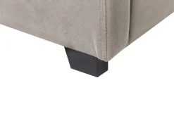 Beliani Parisanky Sametti Säilytystila Ruskeanharmaa 180 X 200 Cm Vincennes Hot