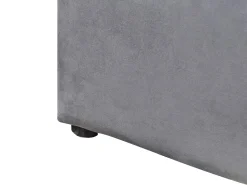 Beliani Parisanky Sametti Säilytystila Tummanharmaa 180 X 200 Cm Bousse Shop