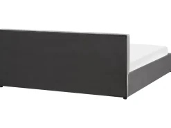 Beliani Parisanky Sametti Säilytystila Tummanharmaa 180 X 200 Cm Bousse Shop