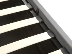 Beliani Parisanky Sametti Säilytystila Tummanharmaa 180 X 200 Cm Bousse Shop