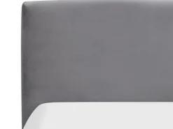 Beliani Parisanky Sametti Säilytystila Tummanharmaa 180 X 200 Cm Bousse Shop