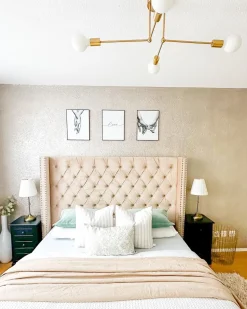 Beliani Parisanky Sametti Säilytystila Vaaleanpunainen 180 X 200 Cm Lubbon Fashion