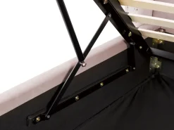 Beliani Parisanky Sametti Säilytystila Vaaleanpunainen 180 X 200 Cm Lubbon Fashion