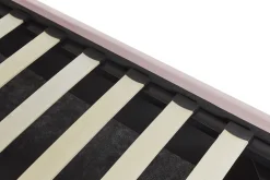 Beliani Parisanky Sametti Säilytystila Pastellipinkki 180 X 200 Cm Vincennes Clearance