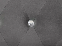 Beliani Parisanky Sametti Säilytystila Tummanharmaa 180 X 200 Cm Metz Discount