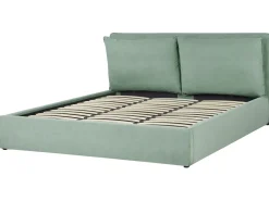 Beliani Parisanky Sametti Säilytystila Mintunvihrea 180 X 200 Cm Bajonna Discount