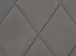 Beliani Parisanky Sametti Säilytystila Harmaa 180 X 200 Cm Rochefort Best Sale