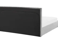 Beliani Parisanky Sametti Säilytystila Harmaa 180 X 200 Cm Vion Shop